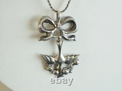 Antique Holy Spirit Cross Pendant in Solid Silver, Traditional Regional Jewelry