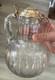 Antique Jug, Glass And Solid Silver, 19th Century, Minerva Hallmark
