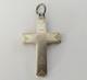 Antique Large Reliquary Cross In Solid Silver, 18th Century, Brittany Region
