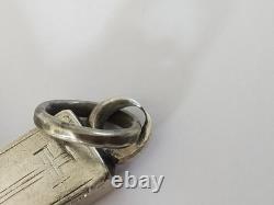 Antique Large Reliquary Cross in Solid Silver, 18th Century, Brittany Region