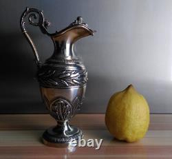 Antique Miniature Solid Silver Ewer Pitcher with Minerva Hallmark 142 gr