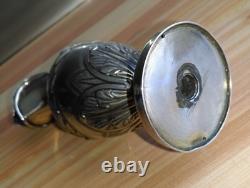 Antique Miniature Solid Silver Ewer Pitcher with Minerva Hallmark 142 gr