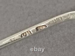 Antique Moka or Caviar Spoons in Solid Russian Silver Sets of 10
