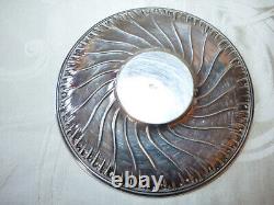 Antique Monogrammed Cup and Saucer Solid Silver Minerva Mark Weight 130 g