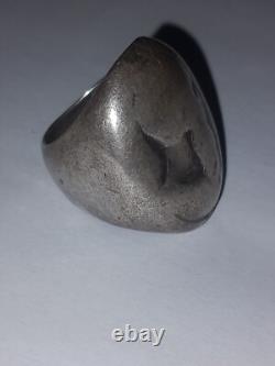 Antique Napoleon III ring in solid silver