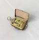 Antique Niello & Vermeil Silver Vinaigrette Pendant Perfume Salt Jewelry