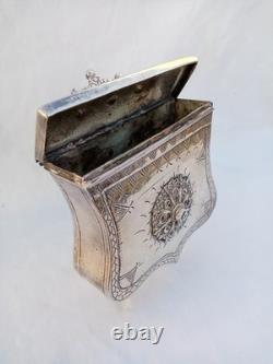 Antique Ottoman Cartridge Belt in Fine Silver, Late 18th Century