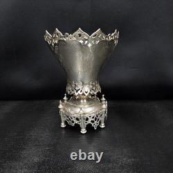Antique Ottoman Solid Silver Confiturier
