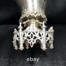 Antique Ottoman Solid Silver Confiturier