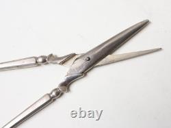 Antique Pair of Solid Silver Grape Scissors, France, 19th–20th Century