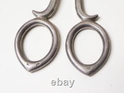 Antique Pair of Solid Silver Grape Scissors, France, 19th–20th Century
