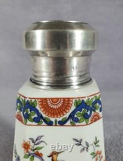 Antique Porcelain Silver Salt Shaker Têtard Frères Kakiemon Bocquillon