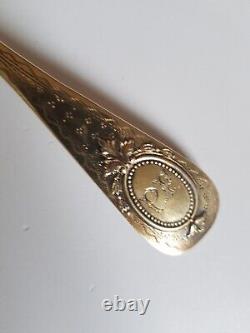 Antique Punch or Fruit Ladle in Solid Silver, Hallmarked 1839, 91 Grams