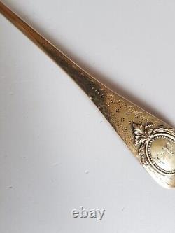 Antique Punch or Fruit Ladle in Solid Silver, Hallmarked 1839, 91 Grams