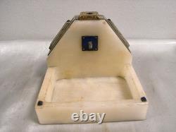 Antique Pyrogen, Marble, Solid Silver, Gilt Silver, Gold, Boar’s Head Hallmark