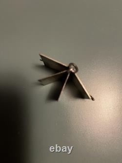 Antique Rare Solid Silver Miniature Book Locket Empty Photo Holder Very Good Condition