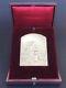 Antique Solid Silver Medal Signed DuprÉ 1902 Art Nouveau Original Box