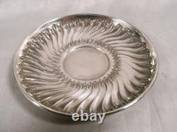 Antique Saucer Cup for Chocolate or Coffee, Solid Silver Minerve Silver Cup