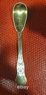 Antique Set Coquetier + Spoon Original Case Art Nouveau Poisons Minerve