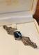 Antique Silver Brooch, Art Deco Jewelry, 1900s. Solid Silver, Hallmarked