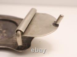 Antique Silver Buckle Horse Boyd Reno USA 20th Century