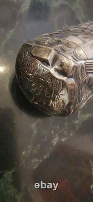 Antique Silver Chatelaine Case, Marine