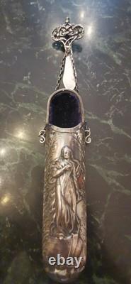 Antique Silver Chatelaine Case, Marine