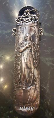 Antique Silver Chatelaine Case, Marine
