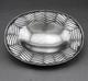 Antique Silver Footed Bowl Marked Japanese Japan Meiji Period