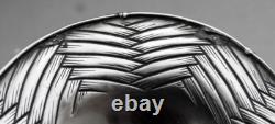 Antique Silver Footed Bowl marked Japanese Japan Meiji period