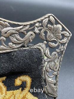 Antique Silver Gilt Pouch / Silver Purse / Netherlands / 19th Century