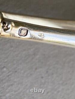 Antique Silver-Gilt Sugar Tongs Puiforcat Fleur De Lys