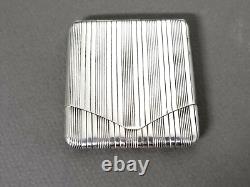 Antique Silver-Plated Cigarette and Match Holder Boxes