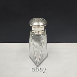 Antique Silver-Plated Powder Holder