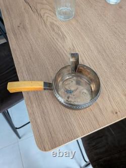 Antique Silver Plated Saucepan Minerva First Title 176g Louis XVI Style