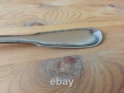 Antique Silver Plated Soup Ladle with Rooster Hallmark