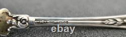 Antique Silver Plated Strawberry Spoon Hallmarked 800 Art Nouveau 1900