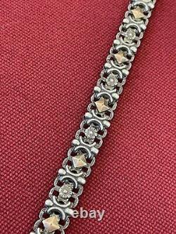 Antique Silver Pocket Watch Chain Jewelry Xix Century