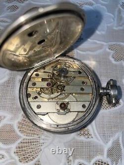 Antique Silver Pocket Watch Daniel Mongard For Restoration 19th Century