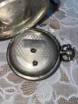 Antique Silver Pocket Watch Daniel Mongard For Restoration 19th Century
