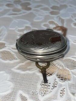 Antique Silver Pocket Watch Daniel Mongard For Restoration 19th Century