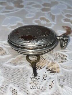 Antique Silver Pocket Watch Daniel Mongard For Restoration 19th Century