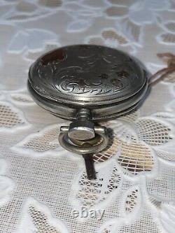 Antique Silver Pocket Watch Daniel Mongard For Restoration 19th Century