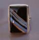 Antique Silver Ring Black Agate Solid Silver Black Agate Ring