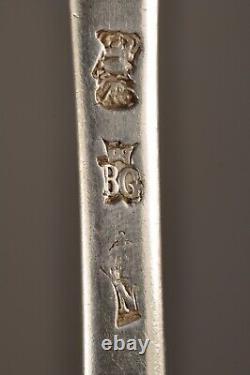 Antique Silver Soup Spoon, 18th Century, Farmers General