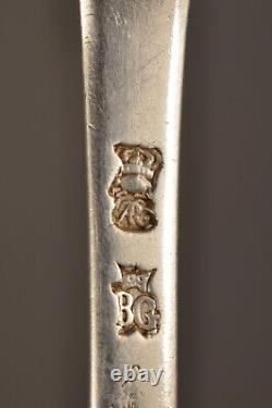 Antique Silver Soup Spoon, 18th Century, Farmers General