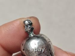 Antique Silver Torah Reading Hand Yad with Stamped Decoration 37.5g