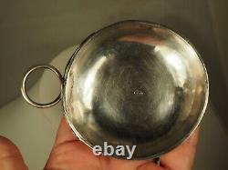 Antique Silver Wine Taster Flandrois Tulle Correze