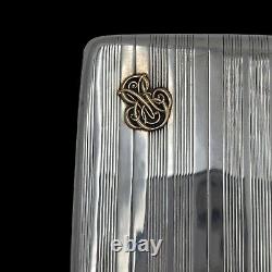 Antique Silver and Gold Cigarette Case