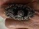 Antique Solid 925 Silver Onyx Marcasite Ring
